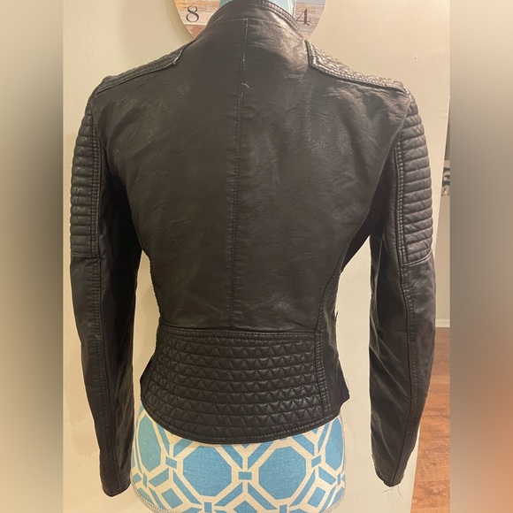 Ci Sono Designer Vegan Leather Jacket size medium - Picture 2 of 10